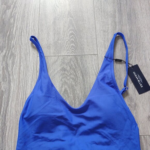 NWT Ocean Blues Low Back Thong One Piece Swimsuit - Picture 4 of 16